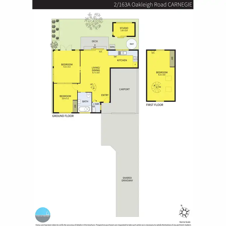 Floorplan of Homely apartment listing, Unit 2/163A Oakleigh Road, Carnegie VIC 3163