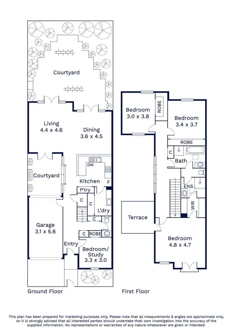 Floorplan of Homely house listing, 21 Bateman Road, Kensington VIC 3031