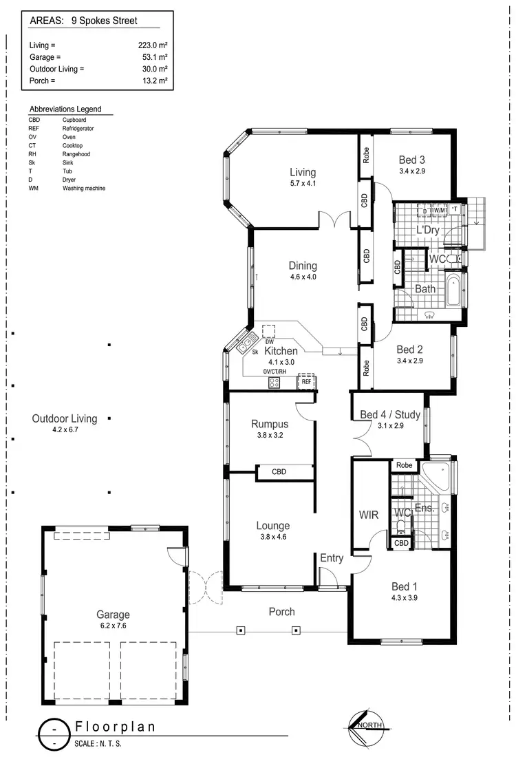Floorplan of Homely house listing, 9 Spokes Street, Kooringal NSW 2650