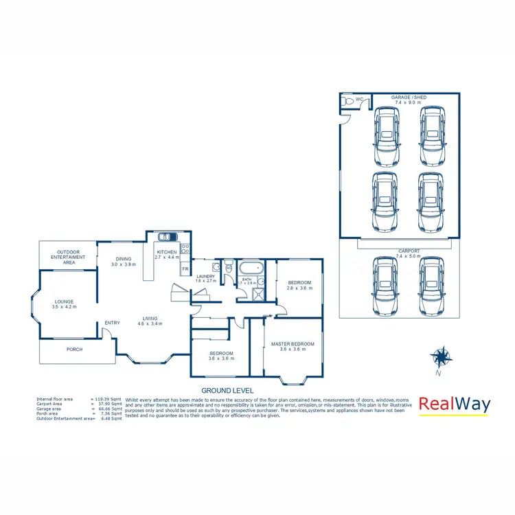 Floorplan of Homely house listing, 72 Hayden Street East, Top Camp QLD 4350