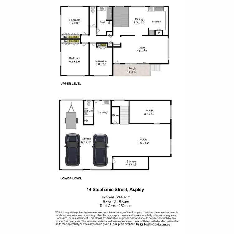 Floorplan of Homely house listing, 14 Stephanie Street, Aspley QLD 4034