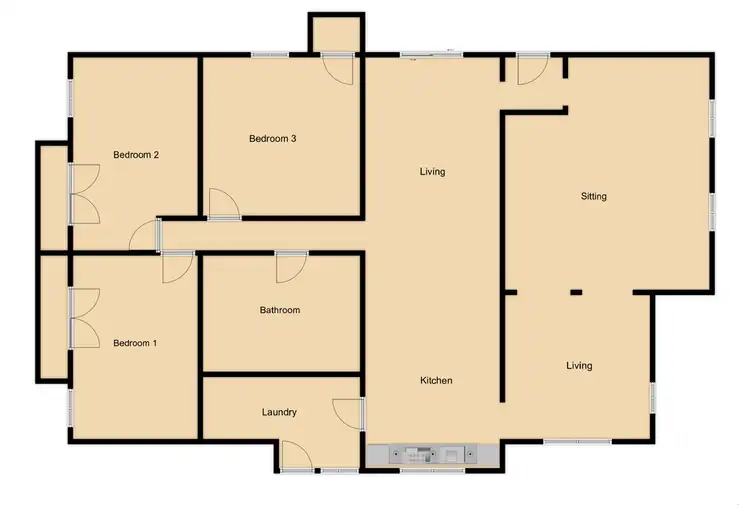 Floorplan of Homely house listing, 222 Ferndale Crescent, Ferndale WA 6148