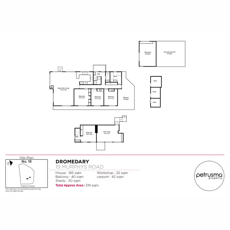 Floorplan of Homely house listing, 19 Murphys Road, Dromedary TAS 7030
