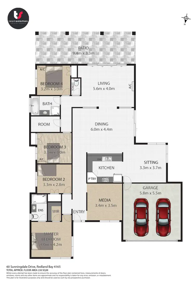 Floorplan of Homely house listing, 60 Sunningdale Drive, Redland Bay QLD 4165