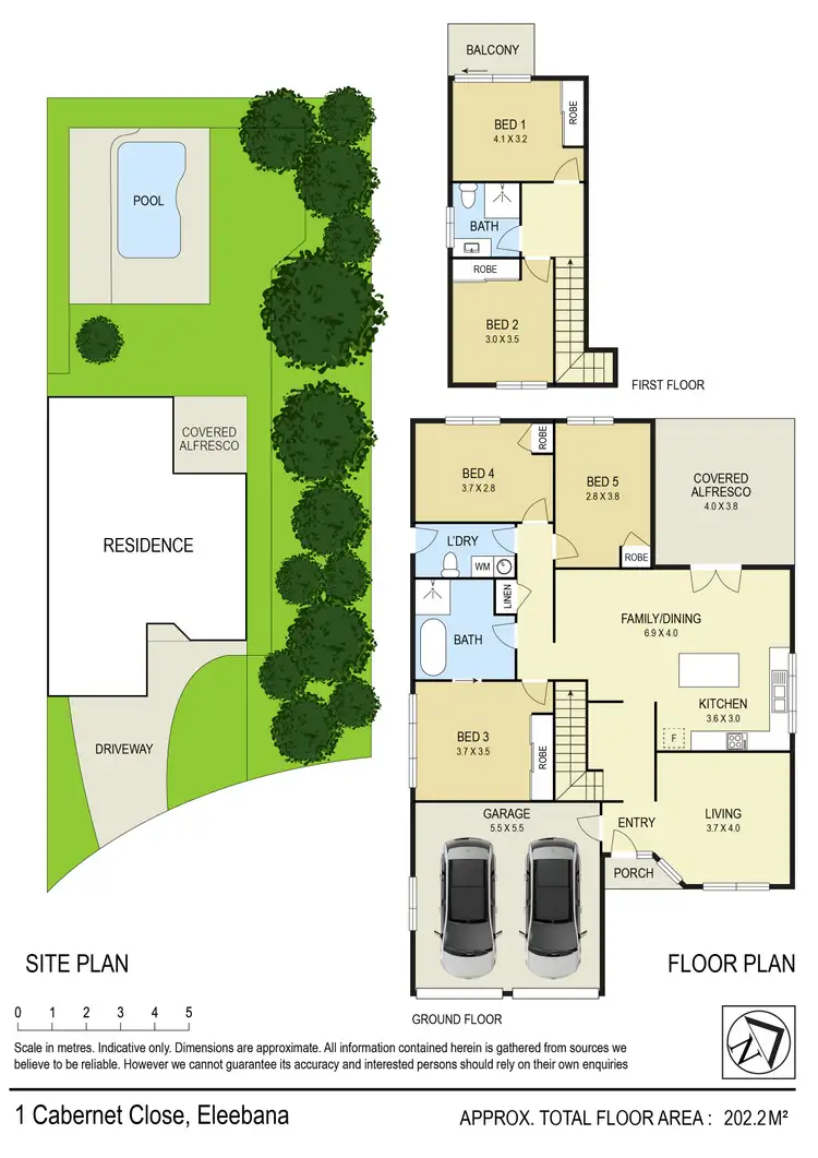 Floorplan of Homely house listing, 1 Cabernet Close, Eleebana NSW 2282