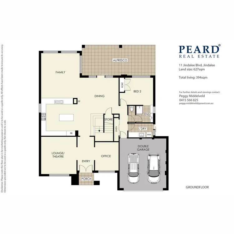 Floorplan of Homely house listing, 11 Jindalee Boulevard, Jindalee WA 6036