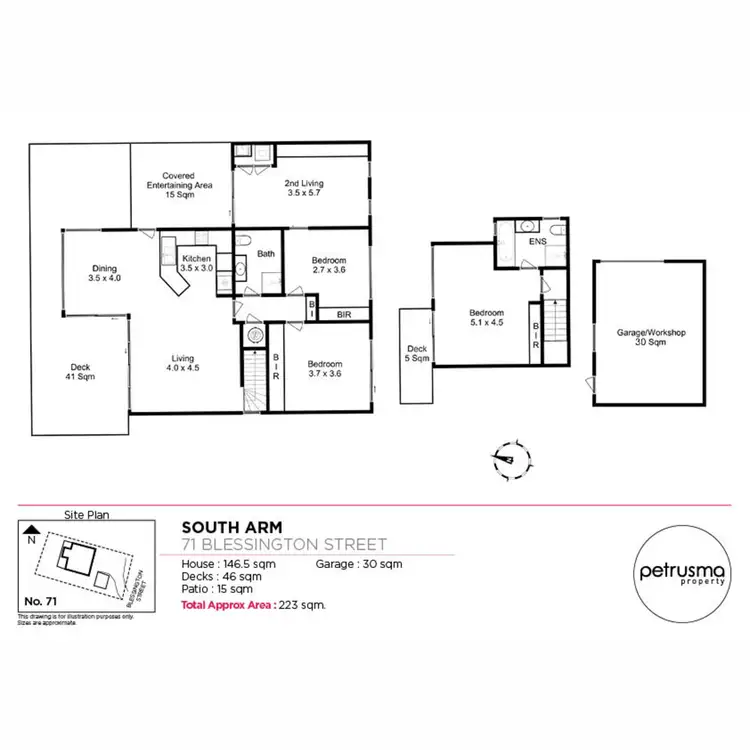 Floorplan of Homely house listing, 71 Blessington Street, South Arm TAS 7022