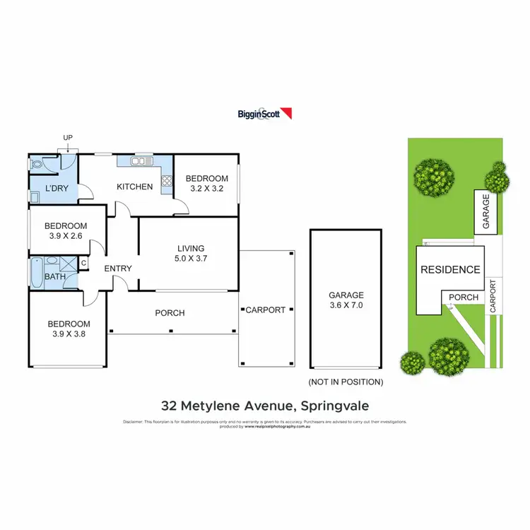 Floorplan of Homely house listing, 9/7 Metylene Avenue, Springvale VIC 3171