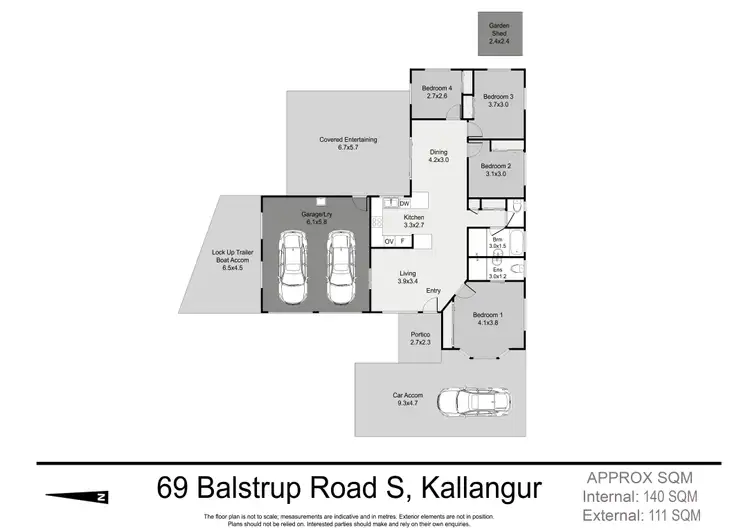 Floorplan of Homely house listing, 69 Balstrup Road South, Kallangur QLD 4503