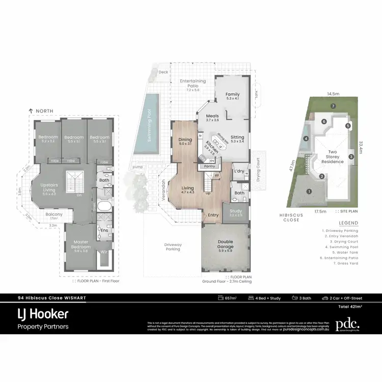 Floorplan of Homely house listing, 94/402 Hibiscus Close, Wishart QLD 4122