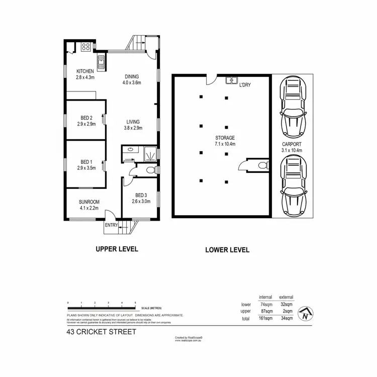 Floorplan of Homely house listing, 43 Cricket Street, Petrie Terrace QLD 4000
