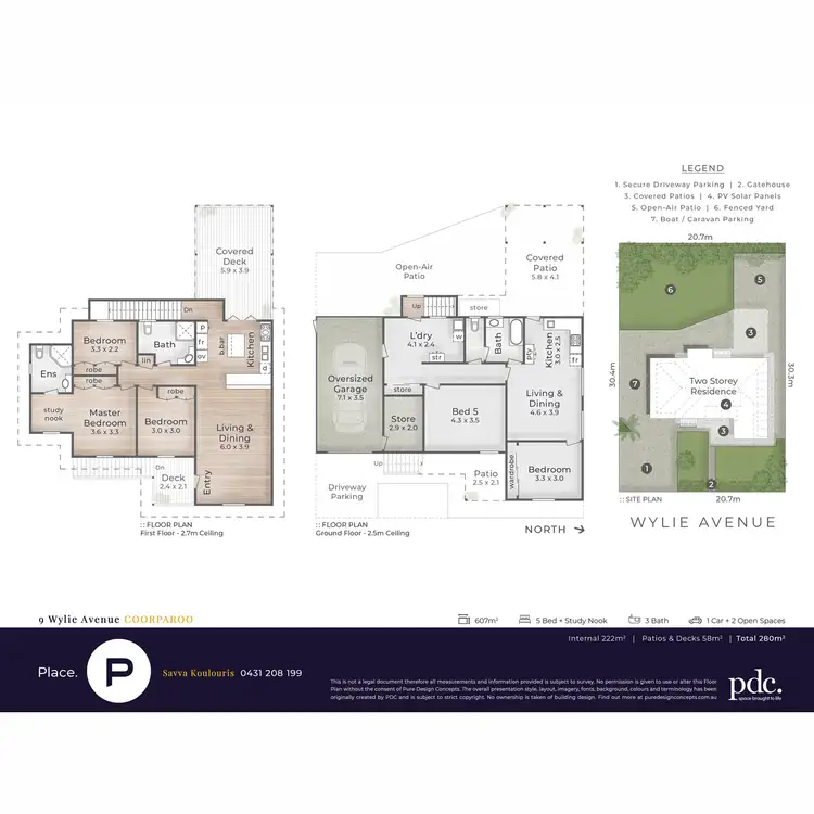Floorplan of Homely house listing, 9 Wylie Avenue, Coorparoo QLD 4151