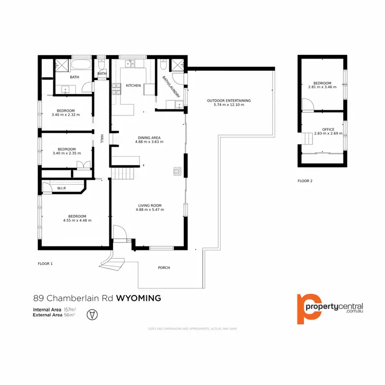 Floorplan of Homely house listing, 89 Chamberlain Road, Wyoming NSW 2250