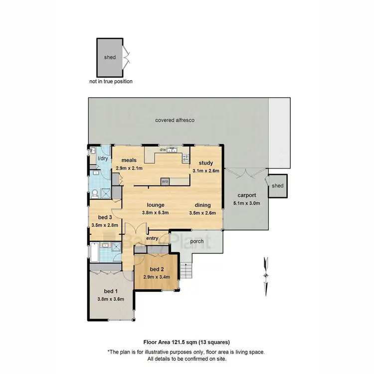Floorplan of Homely house listing, 10 Anne Street, Emerald VIC 3782
