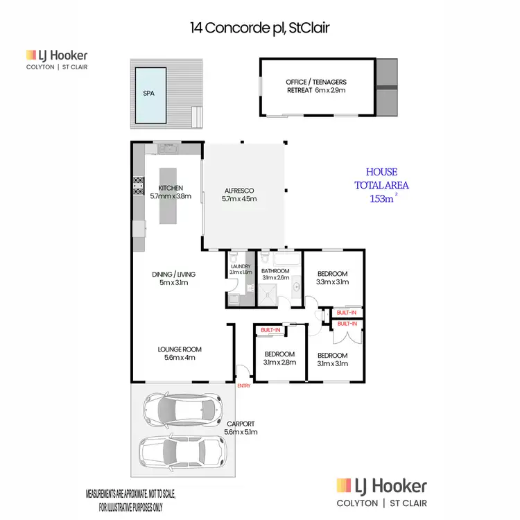 Floorplan of Homely house listing, 14 Concorde Place, St Clair NSW 2759