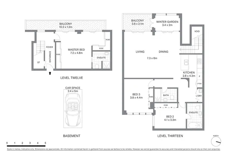 Floorplan of Homely apartment listing, Penthouse 1202/50 Clarence Street, Sydney NSW 2000