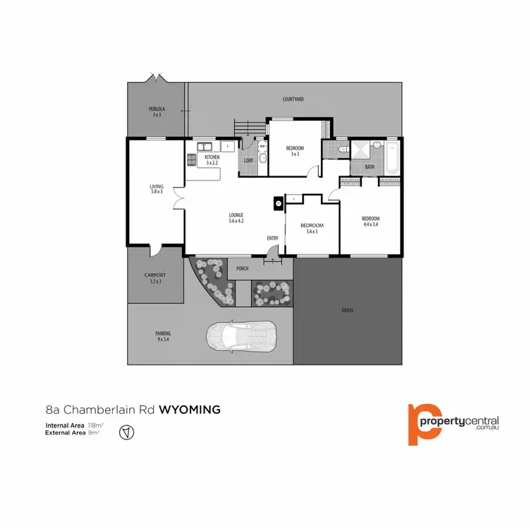 Floorplan of Homely house listing, 8a Chamberlain Road, Wyoming NSW 2250