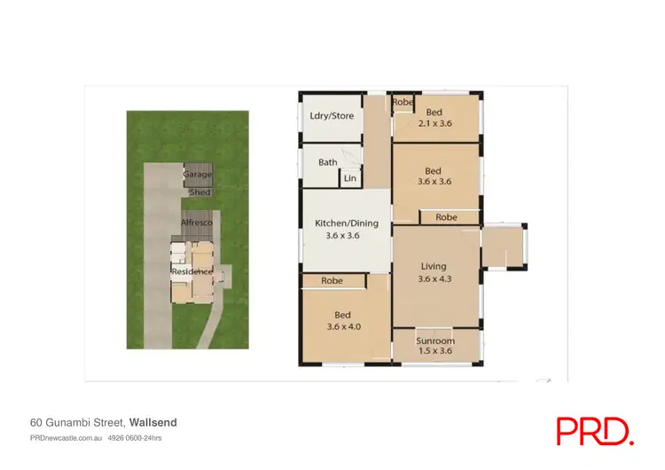 Floorplan of Homely house listing, 60 Gunambi Street, Wallsend NSW 2287