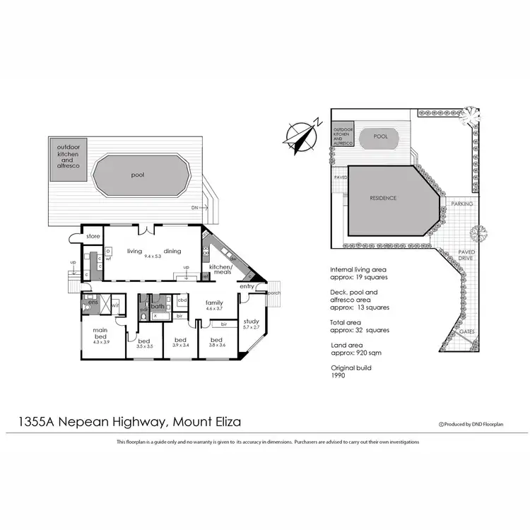 Floorplan of Homely house listing, 1355A Nepean Highway, Mount Eliza VIC 3930