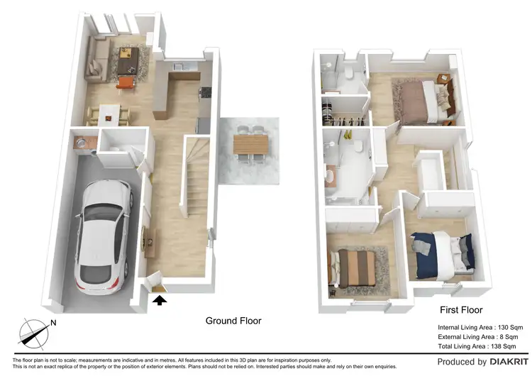 Floorplan of Homely townhouse listing, 51/30 Mercury Parade, Mango Hill QLD 4509