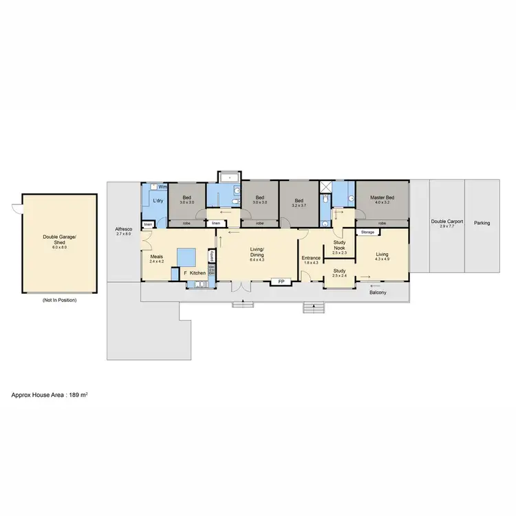Floorplan of Homely house listing, 36 Goolgowie Street, Rosebud VIC 3939