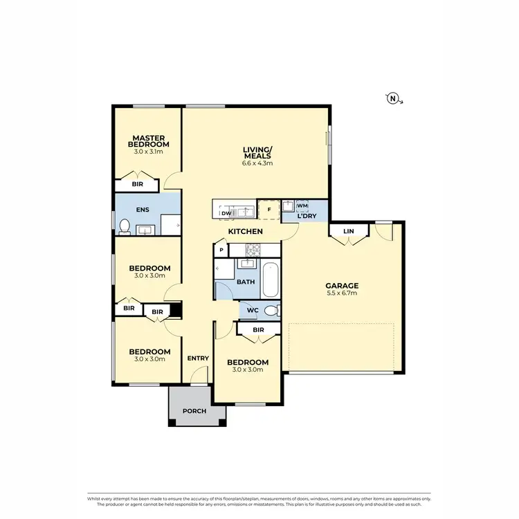 Floorplan of Homely house listing, 1 Creston Street, Point Cook VIC 3030