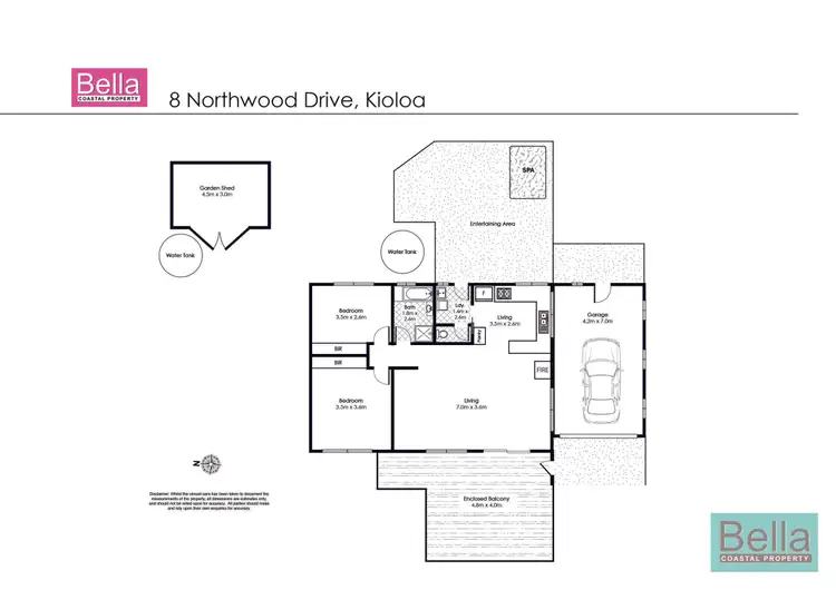 Floorplan of Homely house listing, 8 Northwood Drive, Kioloa NSW 2539