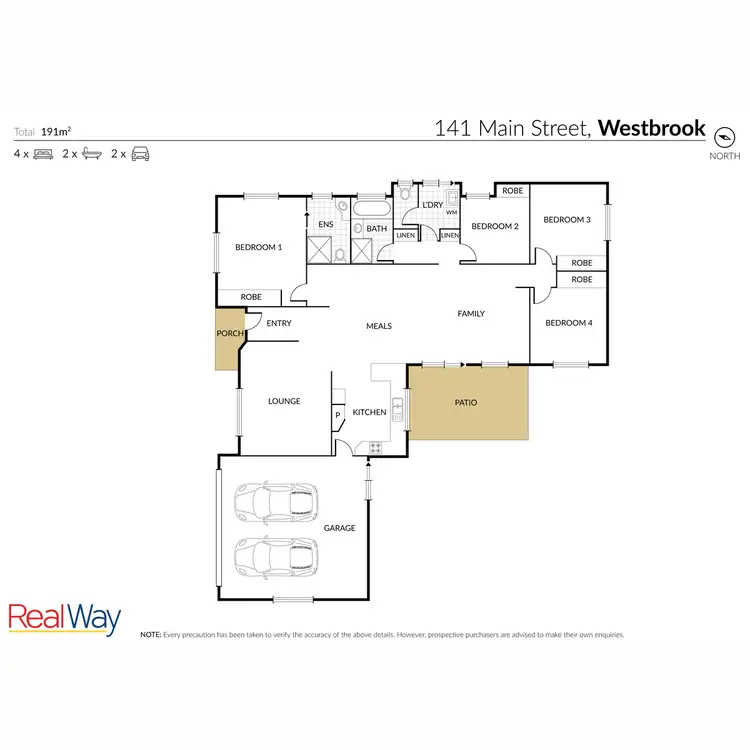 Floorplan of Homely house listing, 141 Main Street, Westbrook QLD 4350