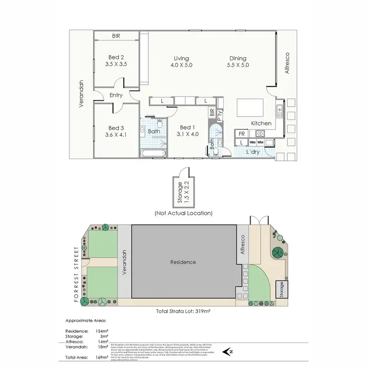 Floorplan of Homely house listing, 61 Forrest Street, Fremantle WA 6160