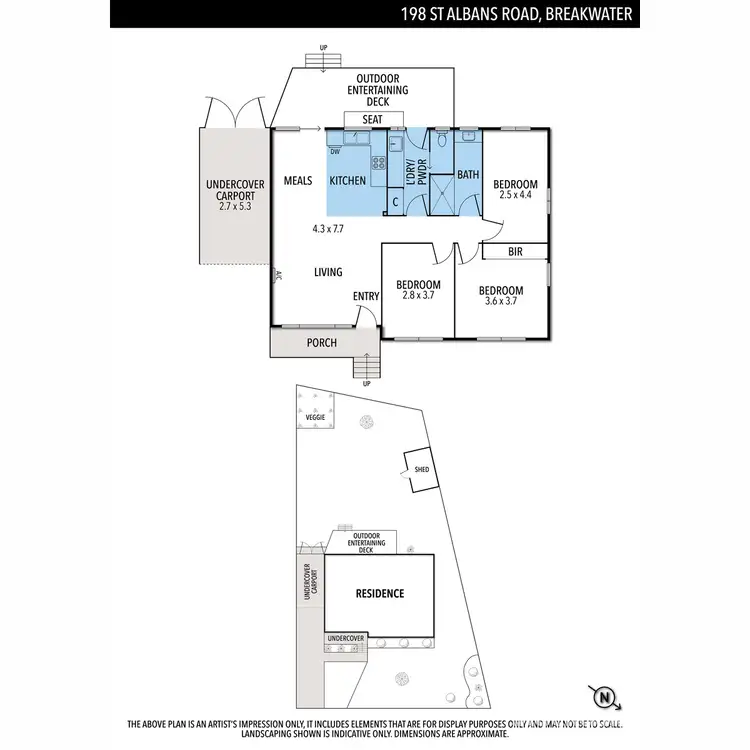 Floorplan of Homely house listing, 198 St Albans Road, Breakwater VIC 3219