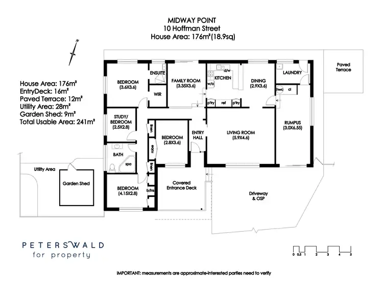 Floorplan of Homely house listing, 10 Hoffman Street, Midway Point TAS 7171