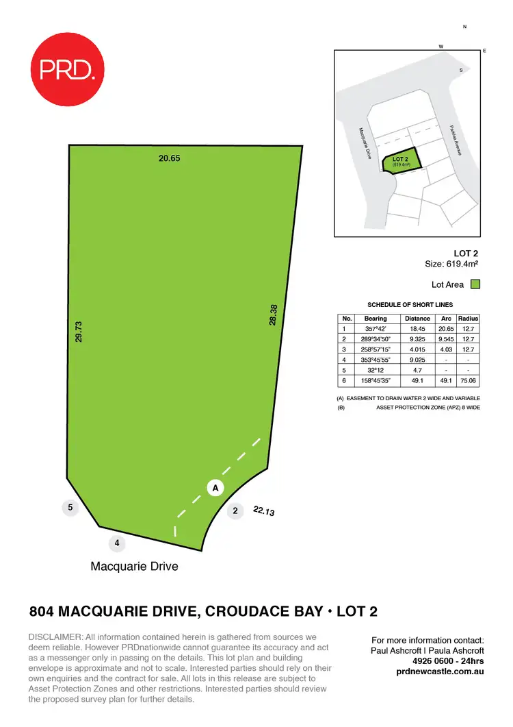 Floorplan of Homely land listing, LOT 2, 802 Macquarie Drive, Croudace Bay NSW 2280