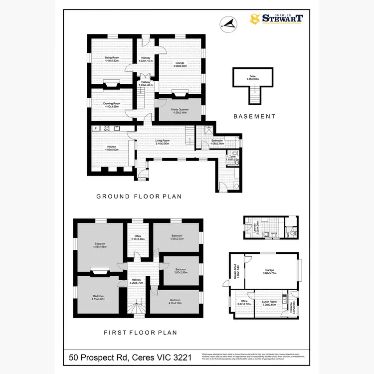 Floorplan of Homely rural property listing, 50 Prospect Road, Ceres VIC 3221
