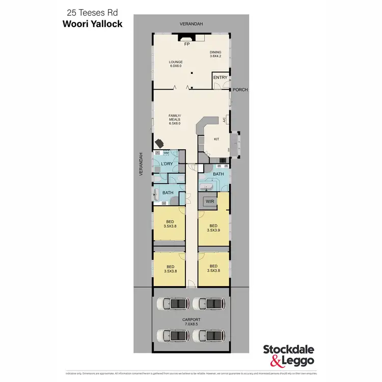 Floorplan of Homely house listing, 25 Teeses Road, Woori Yallock VIC 3139