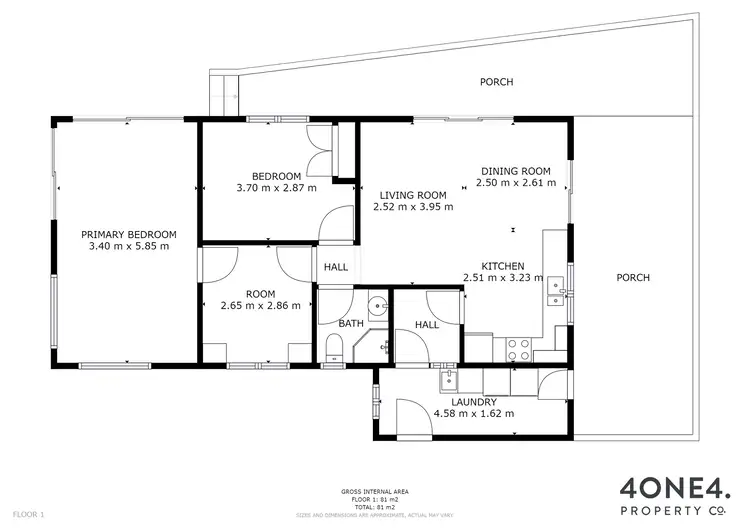 Floorplan of Homely house listing, 438 Carlton River Road, Carlton River TAS 7173