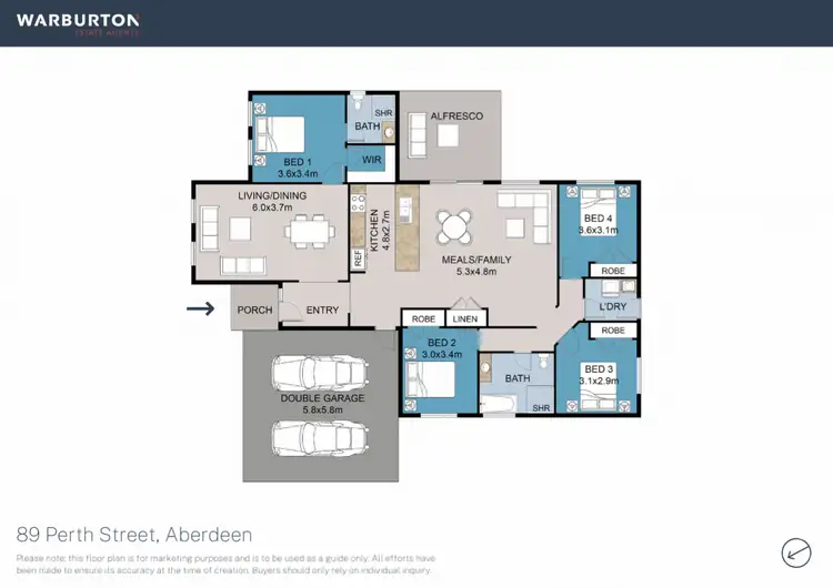 Floorplan of Homely house listing, 89 Perth Street, Aberdeen NSW 2336
