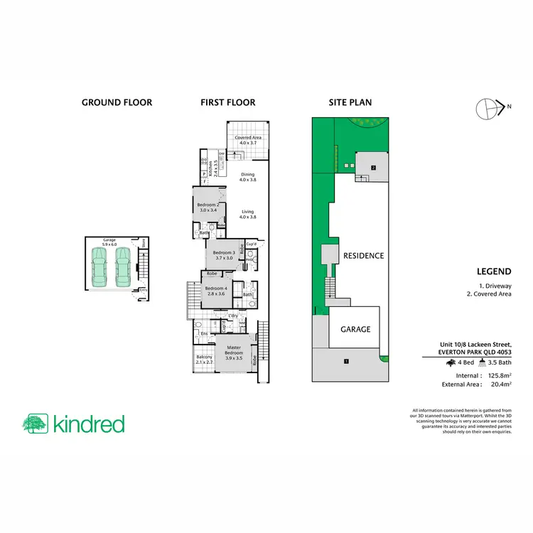 Floorplan of Homely house listing, 10/8 Lackeen Street, Everton Park QLD 4053