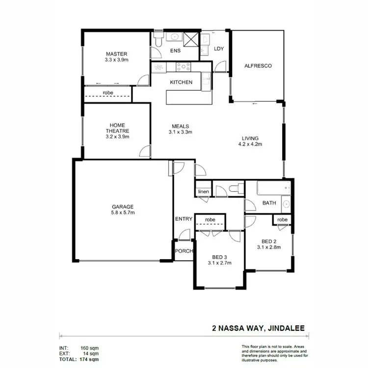 Floorplan of Homely house listing, 2 Nassa Way, Jindalee WA 6036