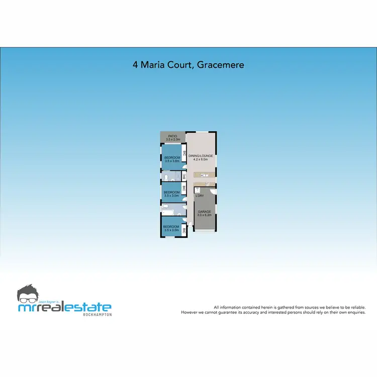 Floorplan of Homely house listing, 4 Maria Court, Gracemere QLD 4702