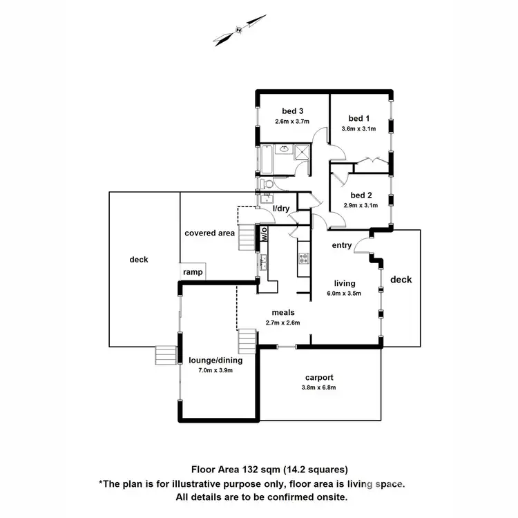Floorplan of Homely house listing, 1986 Wellington Road, Clematis VIC 3782