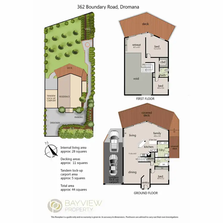 Floorplan of Homely house listing, 362 Boundary Road, Dromana VIC 3936