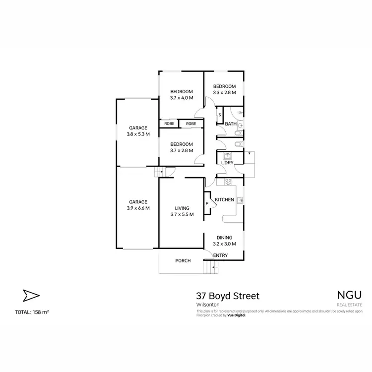 Floorplan of Homely house listing, 37 Boyd Street, Wilsonton QLD 4350