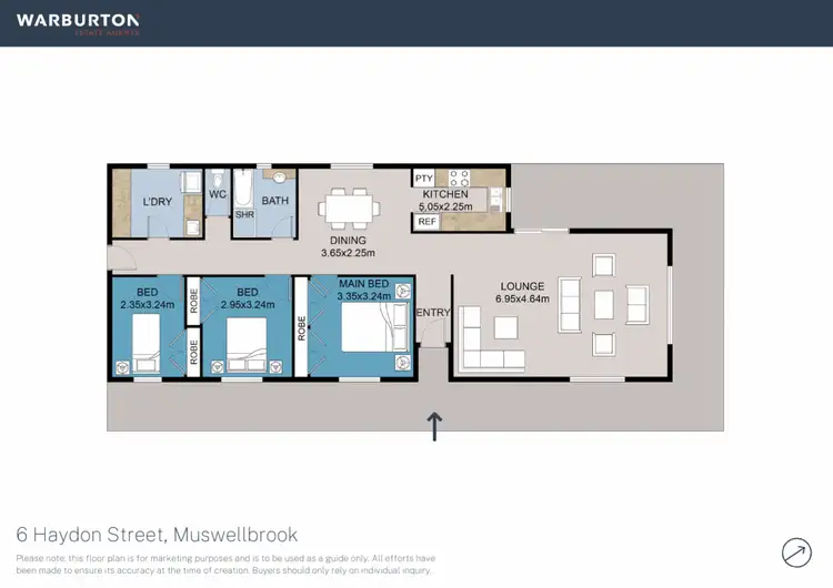 Floorplan of Homely house listing, 6 Haydon Street, Muswellbrook NSW 2333