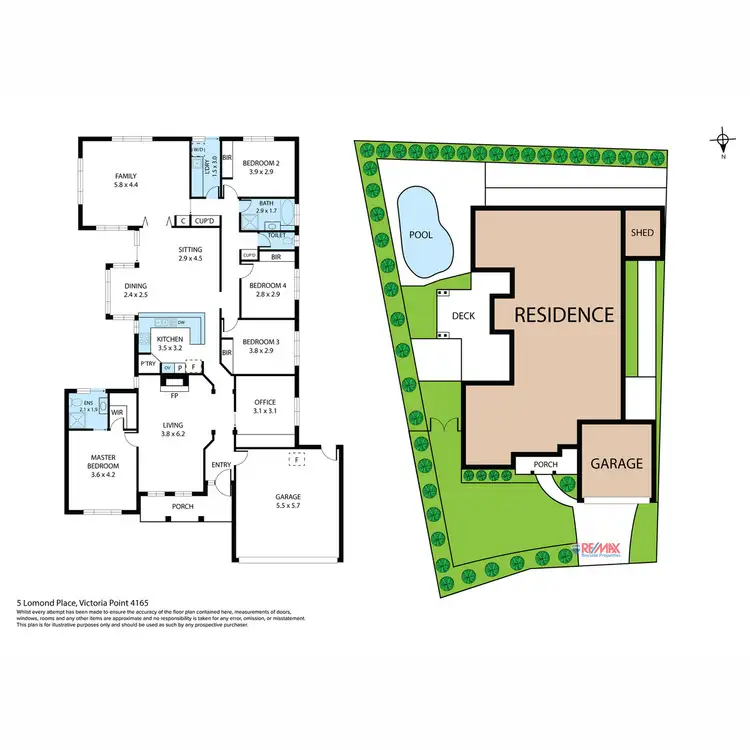 Floorplan of Homely house listing, 5 Lomond Place, Victoria Point QLD 4165