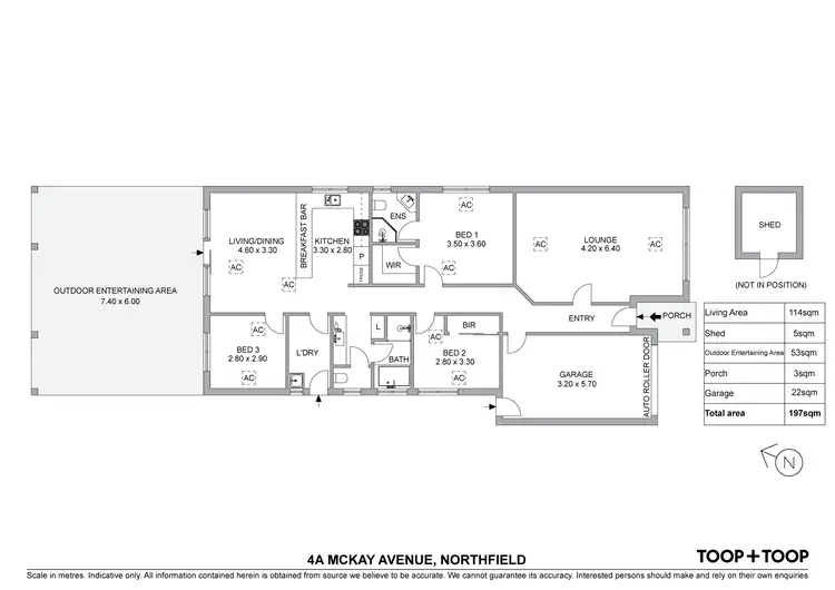 Floorplan of Homely house listing, 4A McKay Avenue, Northfield SA 5085