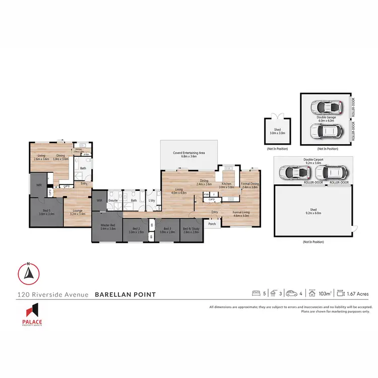 Floorplan of Homely house listing, 118-120 Riverside Avenue, Barellan Point QLD 4306