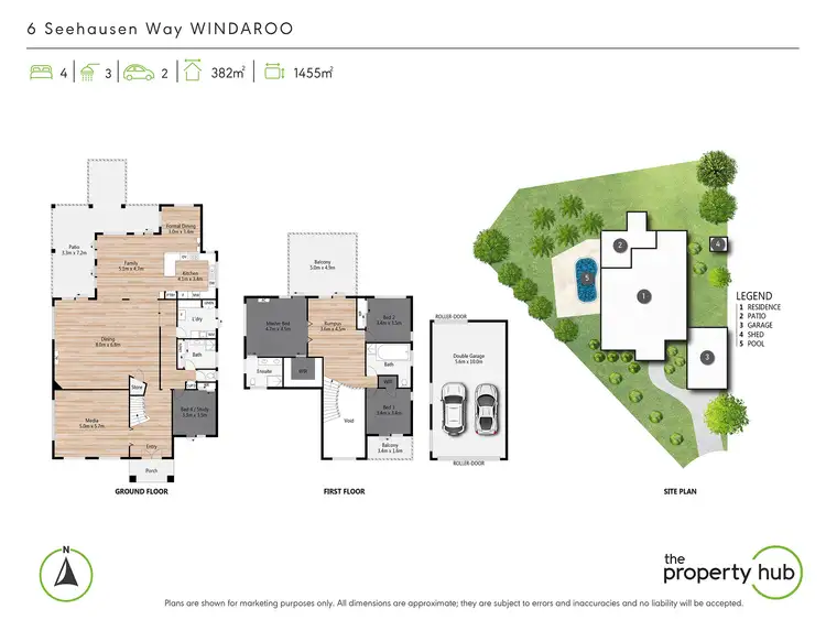 Floorplan of Homely house listing, 6 Seehausen Way, Windaroo QLD 4207