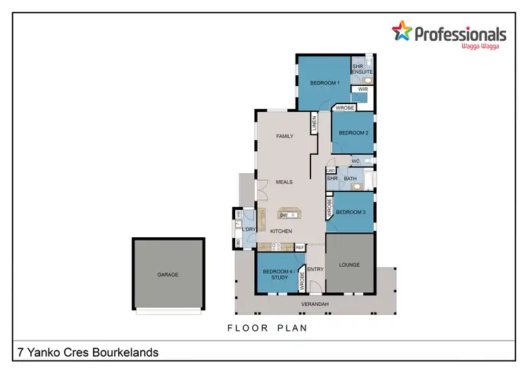 Floorplan of Homely house listing, 30/12 Yanko Crescent, Bourkelands NSW 2650