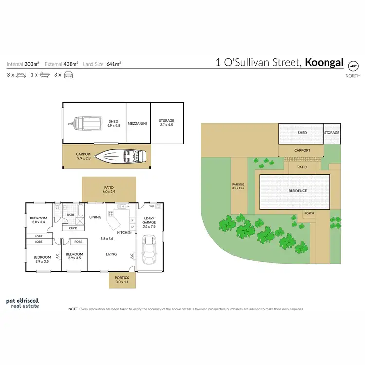 Floorplan of Homely house listing, 1 O'Sullivan Street, Koongal QLD 4701