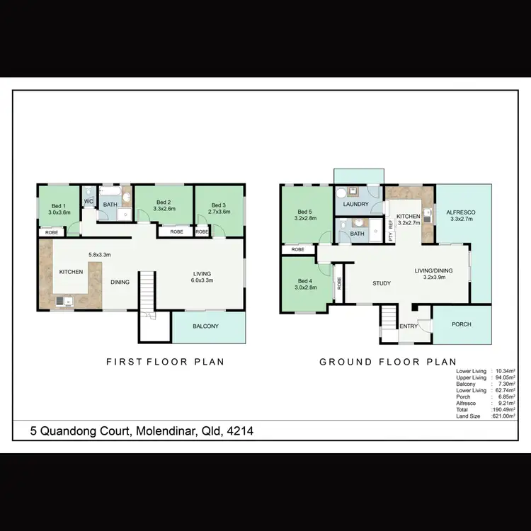 Floorplan of Homely house listing, 5 Quandong Court, Molendinar QLD 4214
